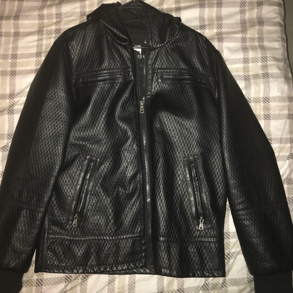 American Stitch Quilted Moto Jacket